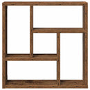 vidaXL antik fa színű szerelt fa fali polc 45 x 16 x 45 cm