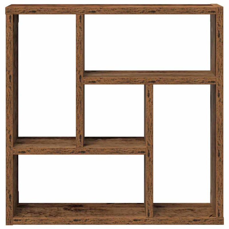 vidaXL antik fa színű szerelt fa fali polc 45 x 16 x 45 cm