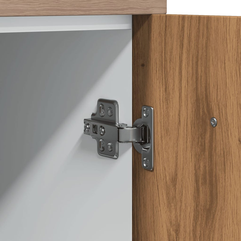 vidaXL kézműves tölgy színű szerelt fa alsószekrény 60 x 46 x 81,5 cm