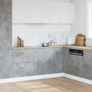 vidaXL betonszürke szerelt fa mosogató alsószekrény 80 x 46 x 81,5 cm