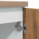 vidaXL kézműves tölgy szerelt fa mosogató alsószekrény 80x46x81,5 cm