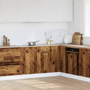 vidaXL antik fa színű szerelt fa fiókos alsószekrény 30 x 46 x 81,5 cm