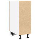 vidaXL “Lyon” kézműves tölgyszínű szerelt fa fiókos alsószekrény