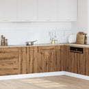 vidaXL kézműves tölgyszínű szerelt fa fiókos alsószekrény 50x46x81,5cm
