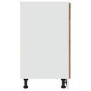 vidaXL kézműves tölgyszínű szerelt fa fiókos alsószekrény 50x46x81,5cm