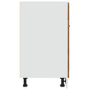 vidaXL antik fa színű szerelt fa fiókos alsószekrény 60 x 46 x 81,5 cm