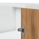 vidaXL kézműves tölgyszínű szerelt fa konyhaszekrény 75,5x75,5x81,5 cm