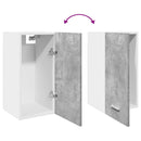 vidaXL “Lyon” betonszürke szerelt fa függő szekrény 30 x 31 x 60 cm