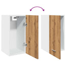 vidaXL “Lyon” kézműves tölgy színű szerelt fa függőszekrény