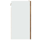 vidaXL “Lyon” antik fa színű szerelt fa függőszekrény 40 x 31 x 60 cm