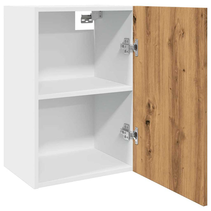 vidaXL “Lyon” kézműves tölgy színű szerelt fa függőszekrény