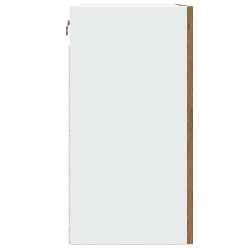 vidaXL “Lyon” kézműves tölgy színű szerelt fa függőszekrény