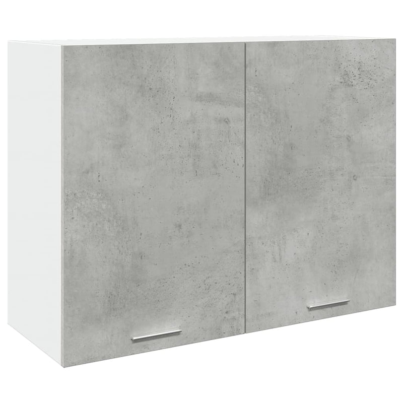 vidaXL betonszürke szerelt fa függő szekrény 80 x 31 x 60 cm