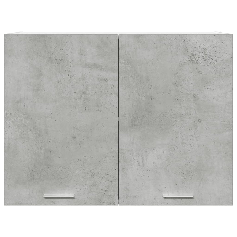 vidaXL betonszürke szerelt fa függő szekrény 80 x 31 x 60 cm
