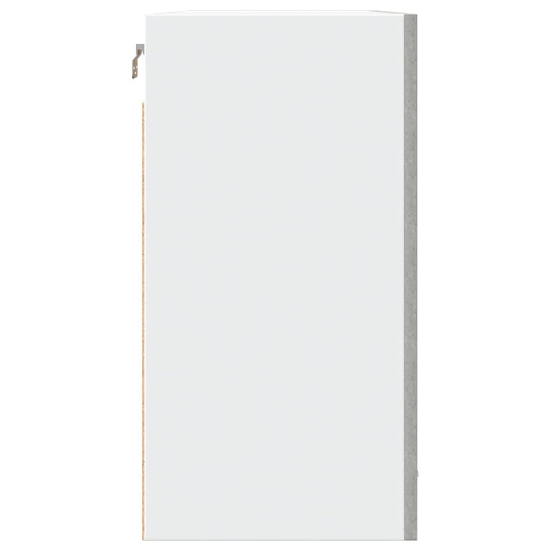 vidaXL betonszürke szerelt fa függő szekrény 80 x 31 x 60 cm