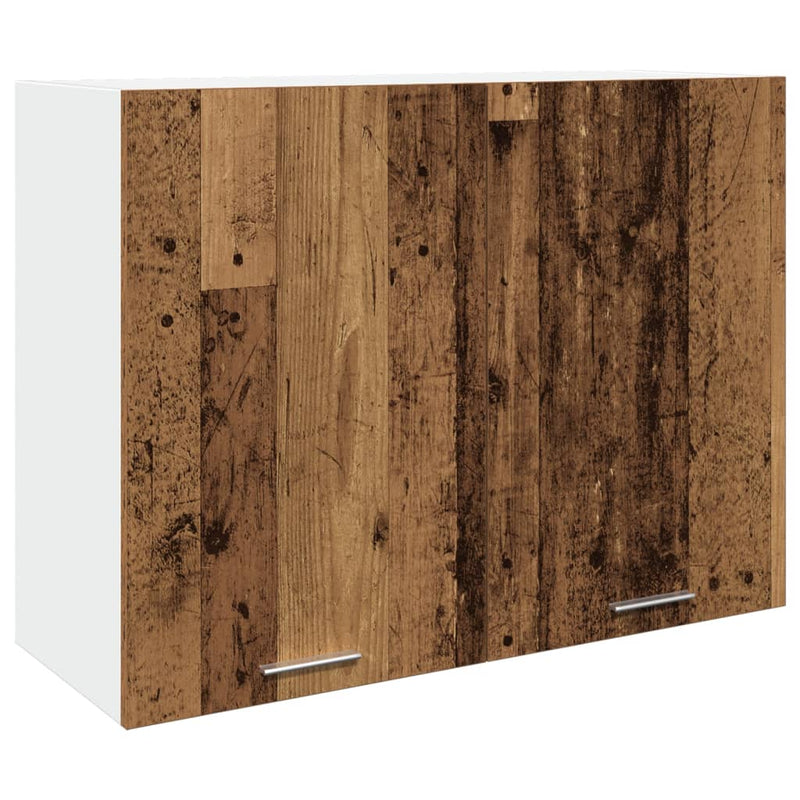vidaXL antik fa színű szerelt fa függőszekrény 80 x 31 x 60 cm