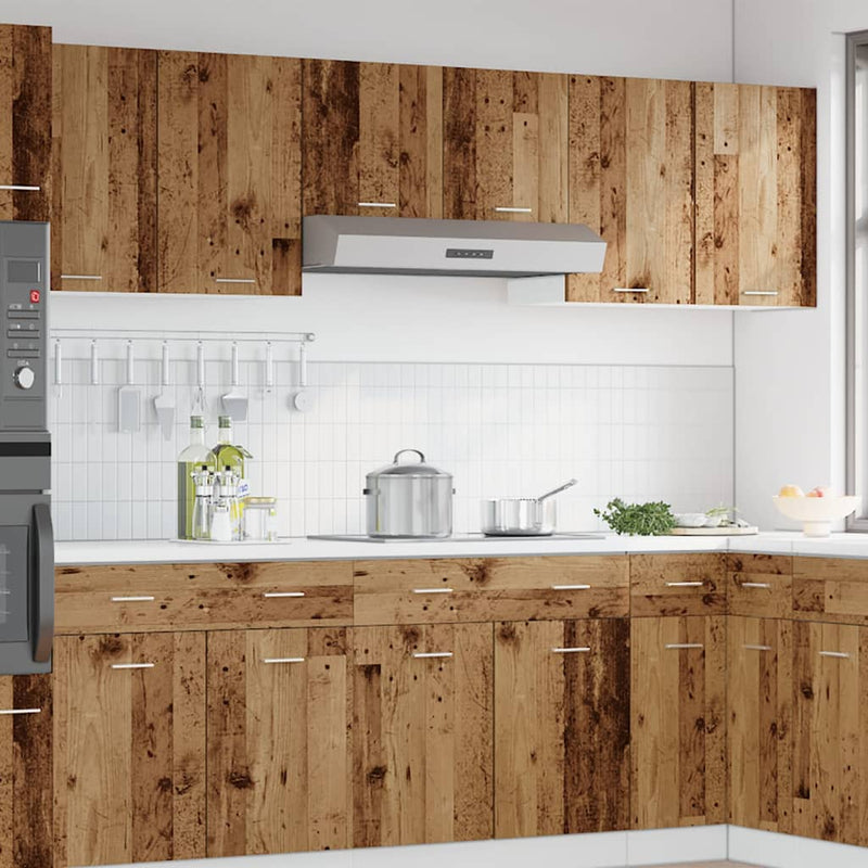 vidaXL antik fa színű szerelt fa függőszekrény 80 x 31 x 60 cm