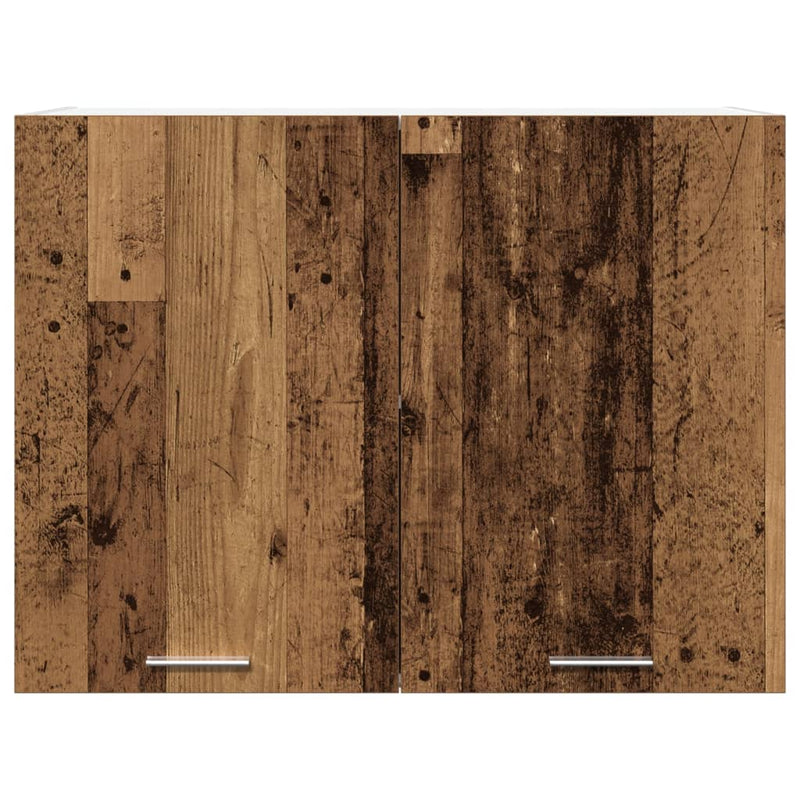 vidaXL antik fa színű szerelt fa függőszekrény 80 x 31 x 60 cm