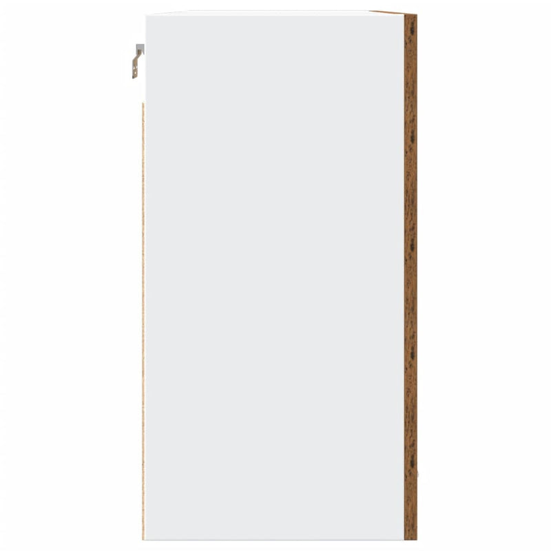 vidaXL antik fa színű szerelt fa függőszekrény 80 x 31 x 60 cm