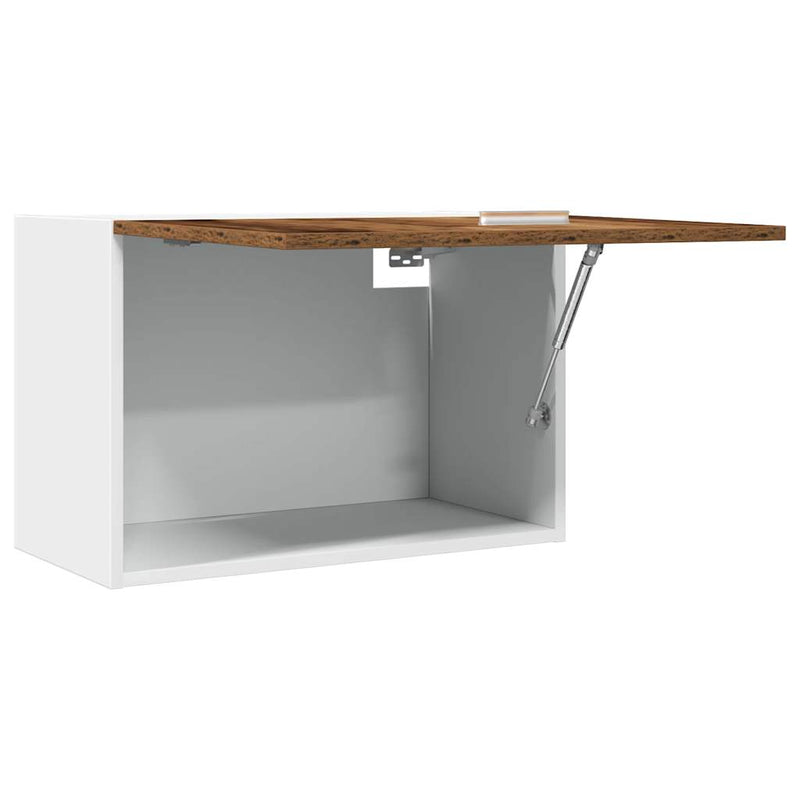 vidaXL antik fa színű szerelt fa függőszekrény 60 x 31 x 40 cm