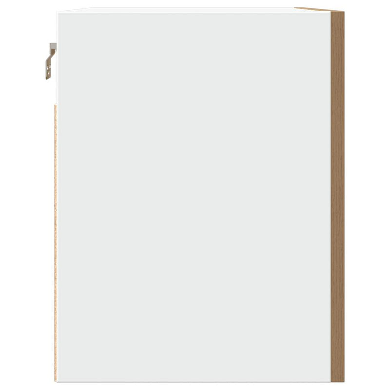 vidaXL kézműves tölgy színű szerelt fa függőszekrény 60x31x40 cm