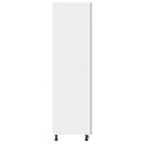 vidaXL betonszürke forgácslap szekrény hűtőhöz 60 x 57 x 207 cm