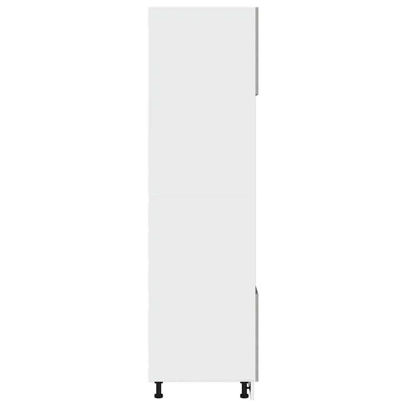 vidaXL betonszürke forgácslap mikrohullámú sütő szekrény 60x57x207 cm