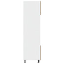 vidaXL “Lyon” kézműves tölgy szerelt fa mikrohullámúsütő-szekrény