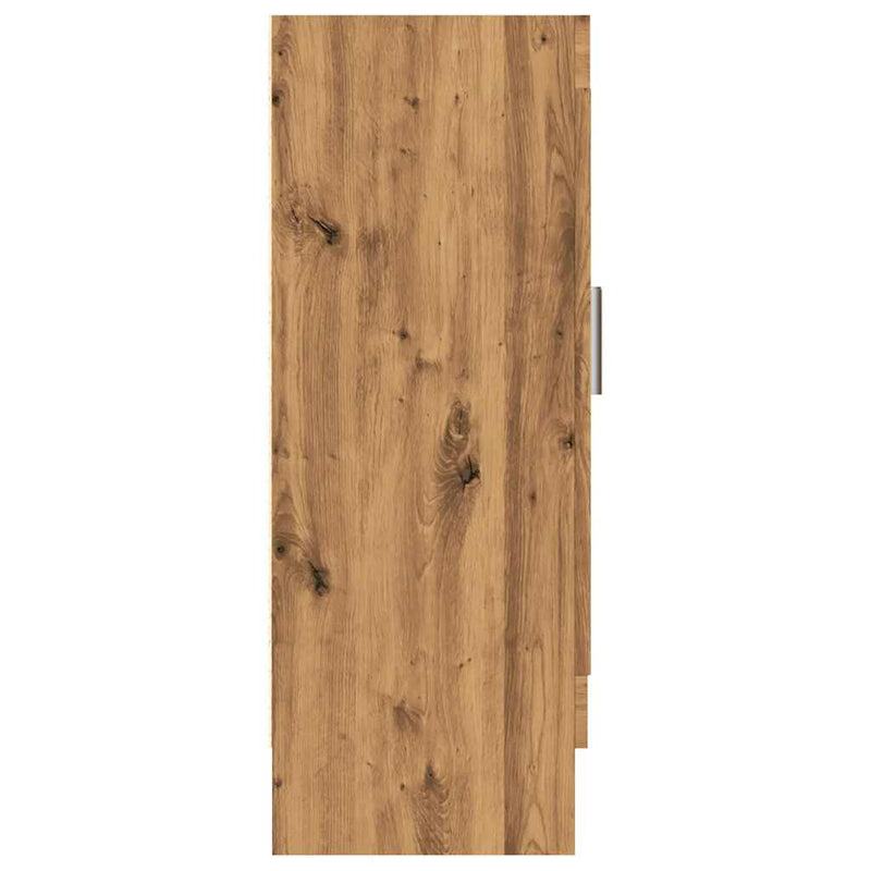 vidaXL kézműves tölgy színű szerelt fa könyvszekrény 82,5x30,5x80 cm