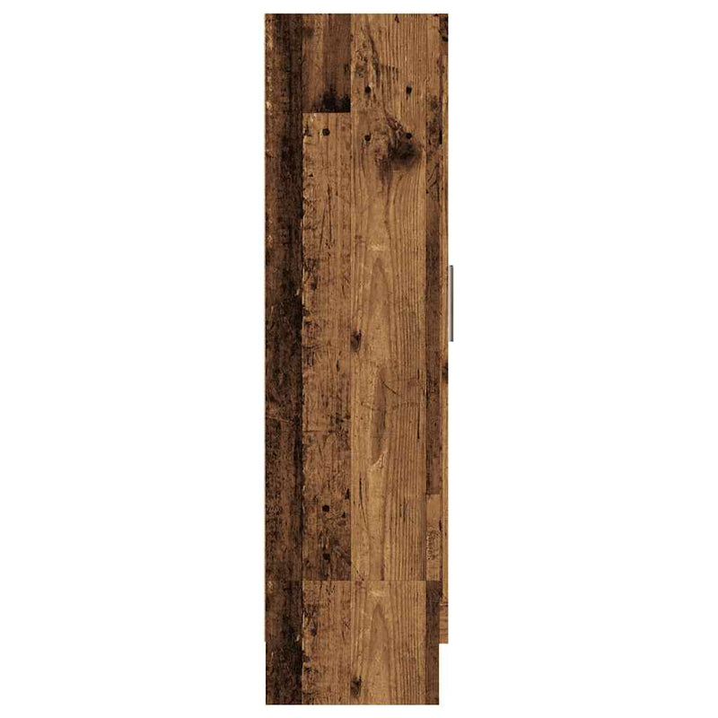 vidaXL antik fa színű szerelt fa könyvszekrény 82,5 x 30,5 x 115 cm