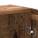 vidaXL antik fa színű szerelt fa könyvszekrény 82,5 x 30,5 x 115 cm