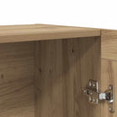 vidaXL kézműves tölgy színű szerelt fa könyvszekrény 82,5x30,5x115 cm