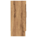 vidaXL kézműves tölgy színű szerelt fa tálalószekrény 120x30,5x70 cm