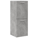 vidaXL betonszürke szerelt fa függő fürdőszobaszekrény 30 x 30 x 80 cm