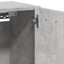 vidaXL betonszürke szerelt fa függő fürdőszobaszekrény 30 x 30 x 80 cm