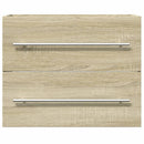 vidaXL sonoma tölgy színű szerelt fa mosdószekrény 60 x 38,5 x 48 cm