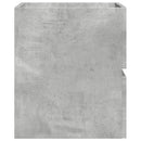 vidaXL betonszürke szerelt fa fürdőszobaszekrény 60 x 38,5 x 45 cm