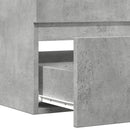 vidaXL betonszürke szerelt fa függő fürdőszobaszekrény 80x38,5x45 cm