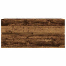vidaXL antik fa színű szerelt fa mosdószekrény 100 x 38,5 x 45 cm