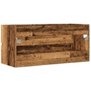 vidaXL antik fa színű szerelt fa mosdószekrény 100 x 38,5 x 45 cm