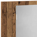 vidaXL antik fa színű szerelt fa tükörszekrény LED-del 60x12x45cm