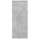 vidaXL betonszürke szerelt fa fürdőszobaszekrény 60 x 33 x 80 cm