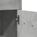 vidaXL betonszürke szerelt fa fürdőszobaszekrény 60 x 33 x 80 cm