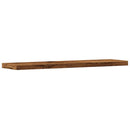 vidaXL 4 db antik fa színű szerelt fa fali polc 40 x 20 x 1,5 cm