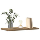 vidaXL 4 db kézműves tölgy színű szerelt fa fali polc 40 x 20 x 1,5 cm