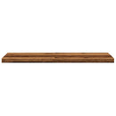 vidaXL 4 db antik fa színű szerelt fa könyvespolc 40 x 30 x 1,5 cm
