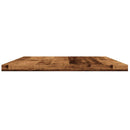 vidaXL 4 db antik fa színű szerelt fa könyvespolc 40 x 30 x 1,5 cm