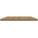 vidaXL 4 db kézműves tölgy színű szerelt fa könyvespolc 40x30x1,5 cm