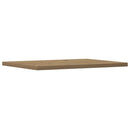 vidaXL 4 db kézműves tölgy színű szerelt fa könyvespolc 40x30x1,5 cm