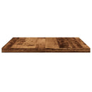 vidaXL 4 db antik fa színű szerelt fa fali polc 60 x 30 x 1,5 cm